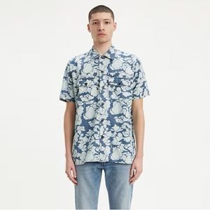 LEVI'S® X JUSTIN TIMBERLAKE MILITARY SHIRT; SIZE L